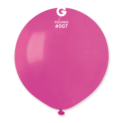 Standard Fuchsia 19 inch Balloons - Gemar 19