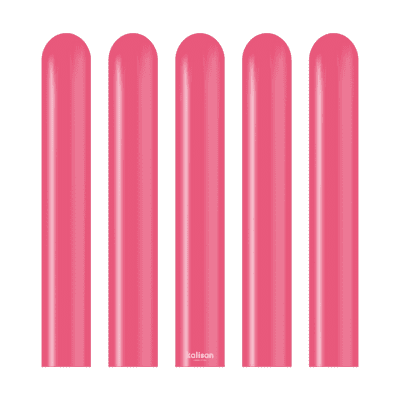 Standard Fuchsia 260Q Balloons - Kalisan Modelling Balloons 100pcs