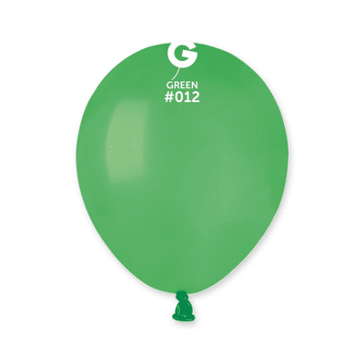 Standard Green 5 inch Balloons - Gemar 5