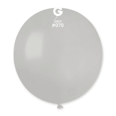 Standard Grey 19 inch Balloons - Gemar 19