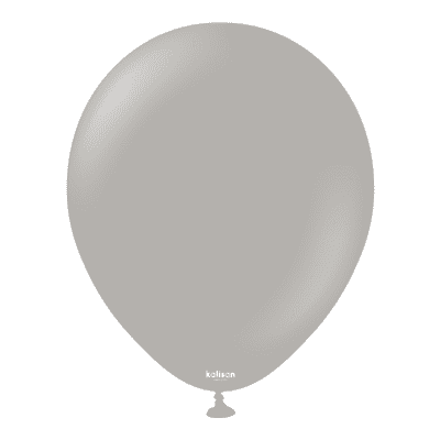 Standard Grey 5 inch Balloons - Kalisan 5