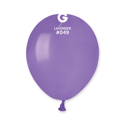 Standard Lavender 5 inch Balloons - Gemar 5