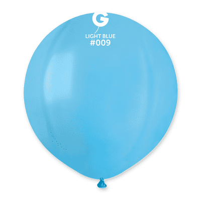 Standard Light Blue 19 inch Balloons - Gemar 19