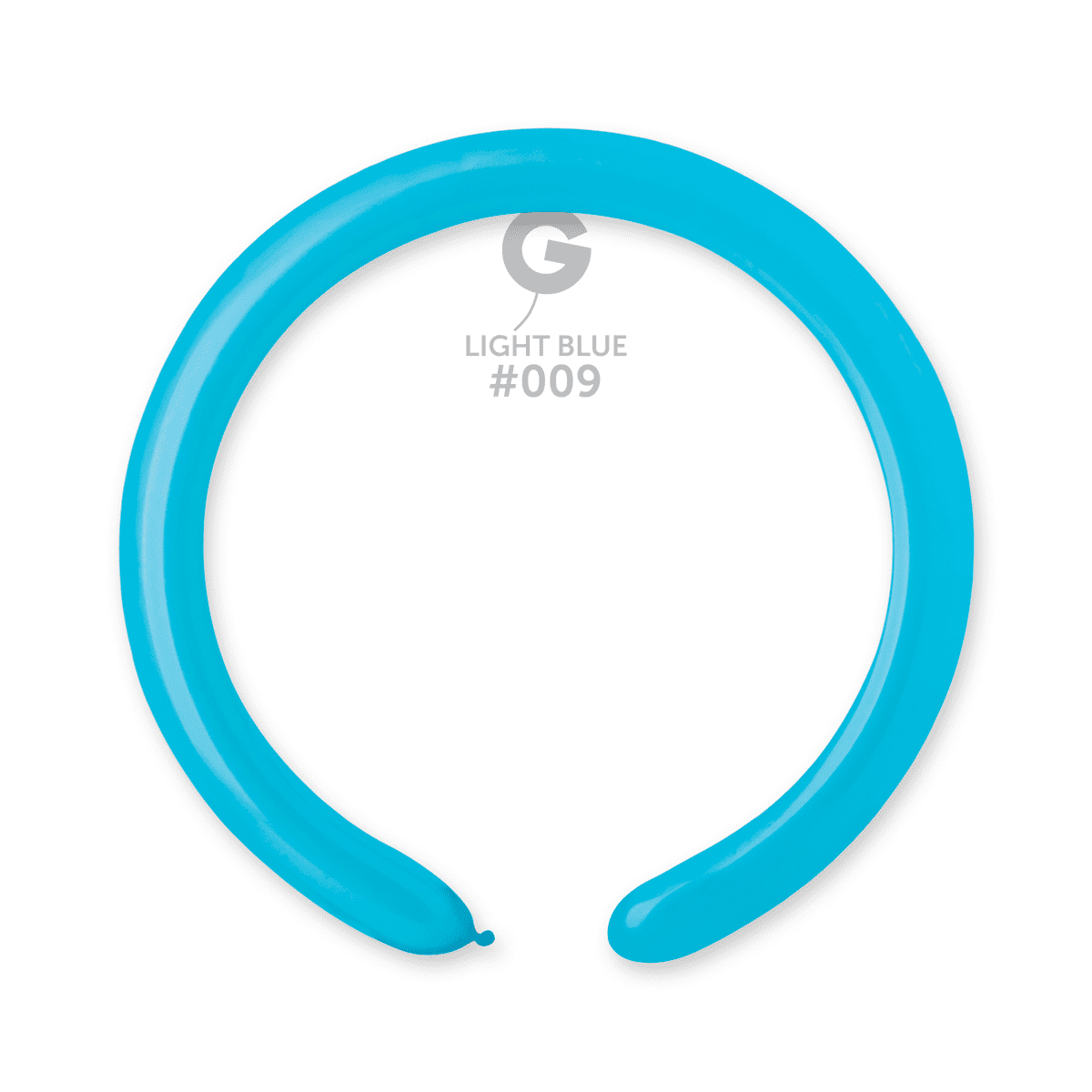 Standard Light Blue 2 inch Modelling Balloons - 2