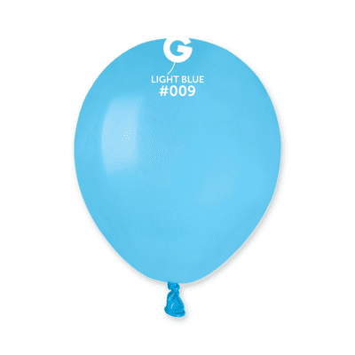 Standard Light Blue 5 inch Balloons - Gemar 5