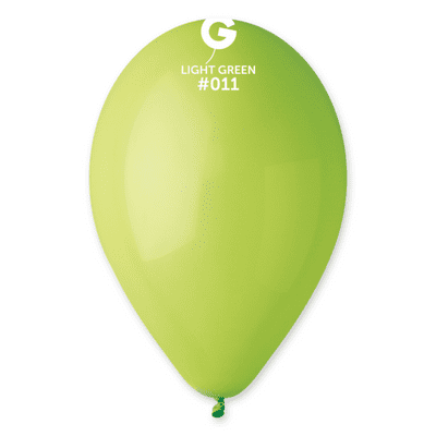 Standard Light Green 13 inch Balloons - Gemar 13