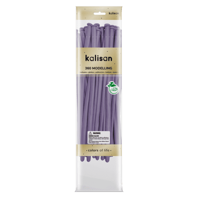 Standard Lilac 360Q (Nozzle Up) - Kalisan Modelling Balloons 50pcs