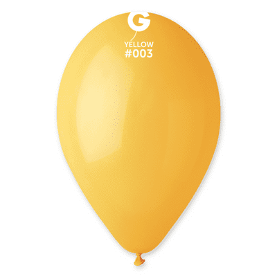 Standard Mango Yellow 13 inch Balloons - Gemar 13