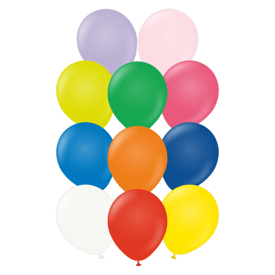 Standard Mix 12 inch Balloons - Kalisan 12