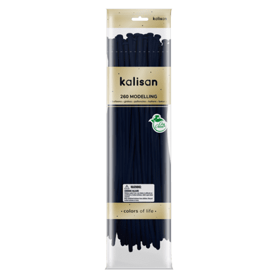 Standard Navy 260Q (Nozzle Up) - Kalisan Modelling Balloons 50pcs
