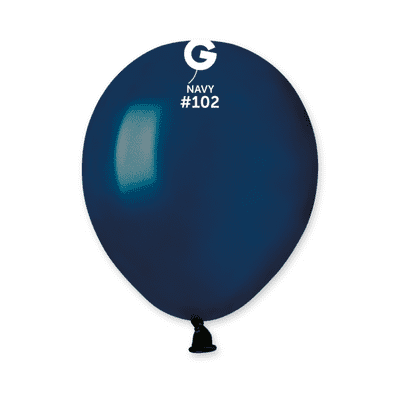 Standard Navy 5 inch Balloons - Gemar 5