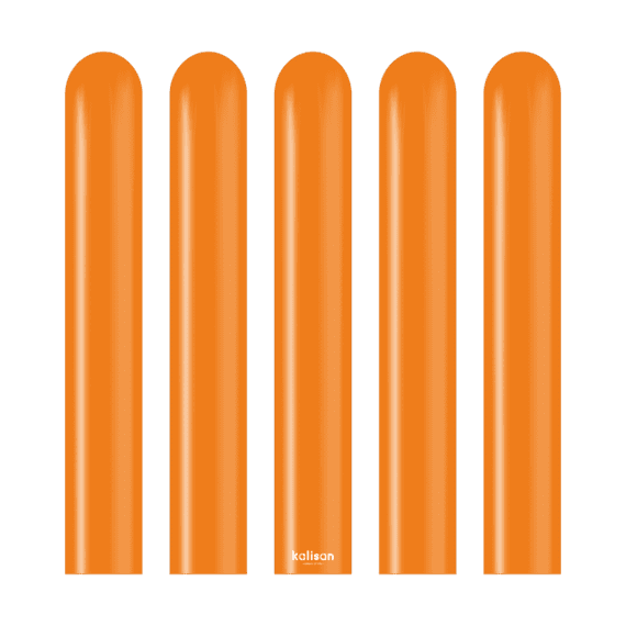 Standard Orange 260Q Balloons Wholesale Kalisan 260Q Modelling Balloons