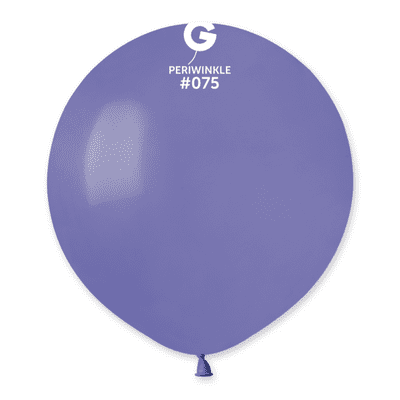 Standard Periwinkle 19 inch Balloons - Gemar 19