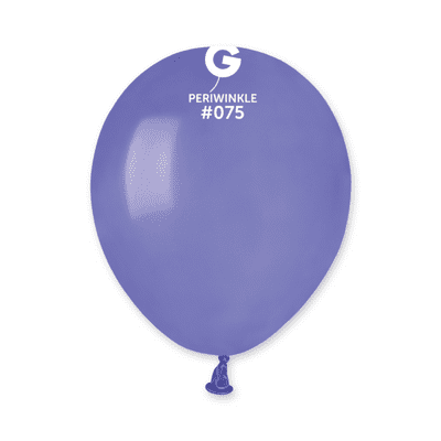 Standard Periwinkle 5 inch Balloons - Gemar 5