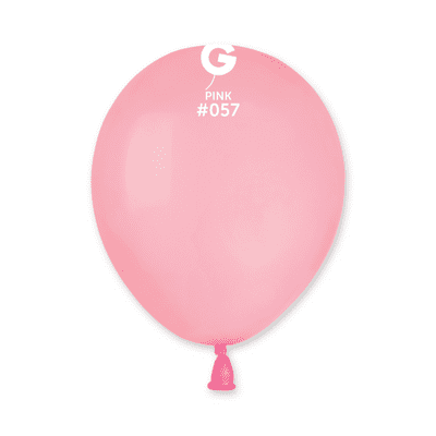 Standard Pink 5 inch Balloons - Gemar 5