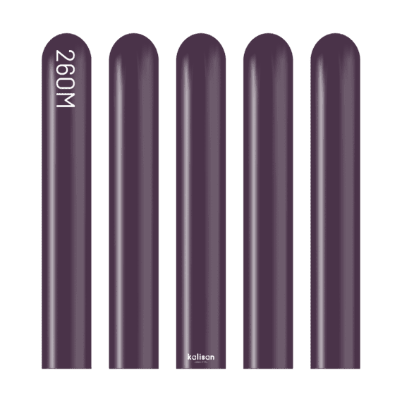 Standard Plum 260Q Balloons Wholesale Kalisan 260Q Modelling Balloons