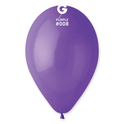Standard Purple 13 inch Balloons - Gemar 13