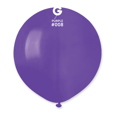 Standard Purple 19 inch Balloons - Gemar 19