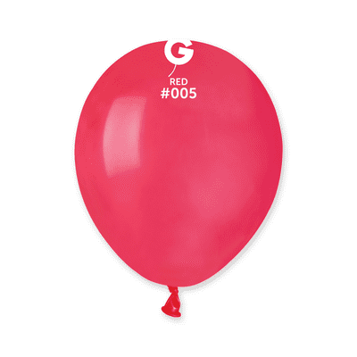 Standard Raspberry 5 inch Balloons - Gemar 5
