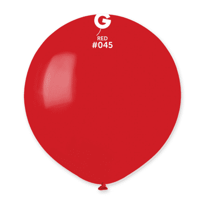 Standard Red 19 inch Balloons - Gemar 19