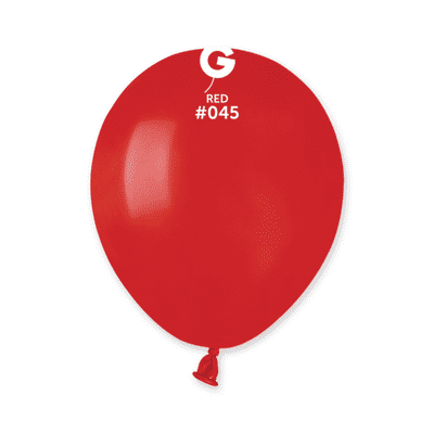 Standard Red 5 inch Balloons - Gemar 5