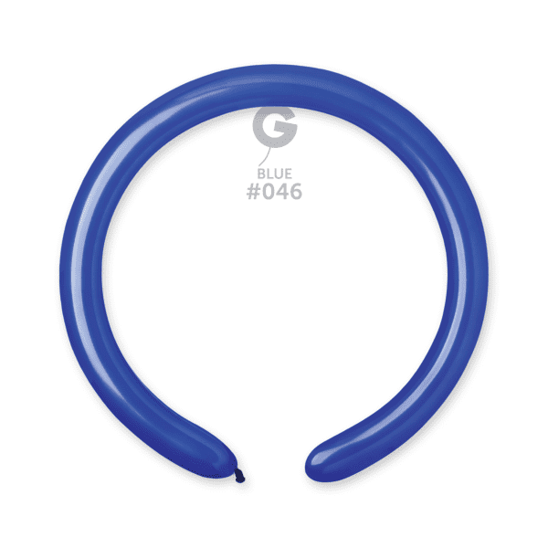 Standard Royal Blue 2 inch Modelling Balloons - 2