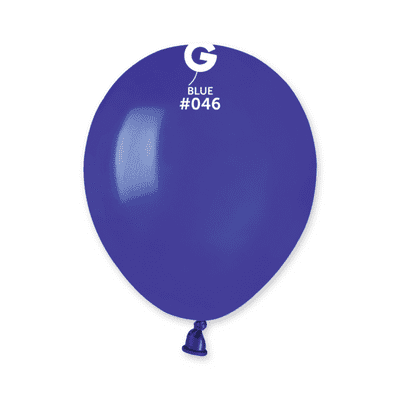 Standard Royal Blue 5 inch Balloons - Gemar 5