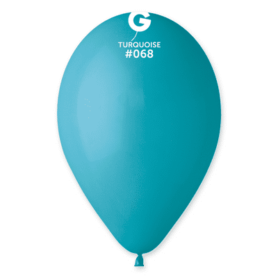 Standard Turquoise 13 inch Balloons - Gemar 13