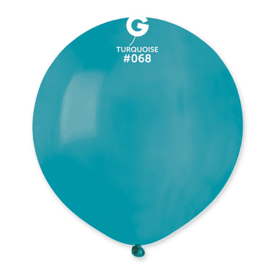 Standard Turquoise 19 inch Balloons - Gemar 19