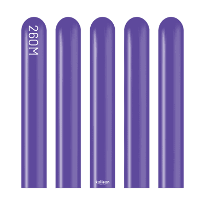 Standard Violet 260Q Balloons - Kalisan Modelling Balloons 100pcs