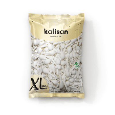 Standard White 12 inch Balloons (XL Bag) - Kalisan 12