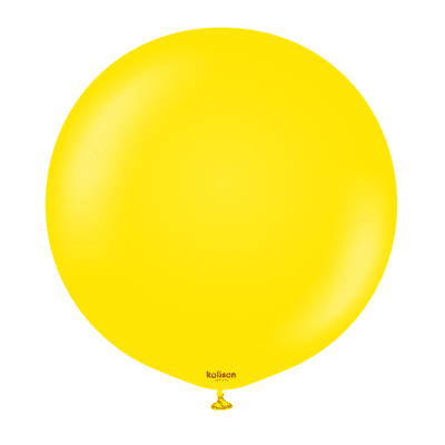 Standard Yellow 24 inch Balloons - Kalisan 24