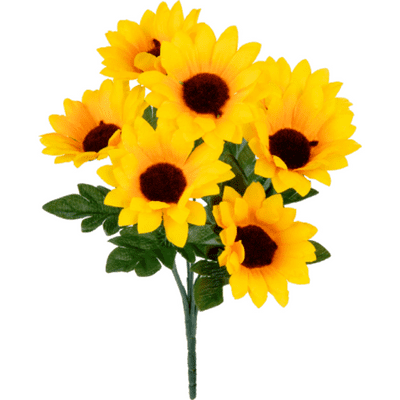 Sunflower Bush 29cm (Eleganza) 1pc