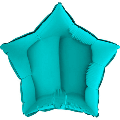 Tiffany Blue Star Foil Balloon (18