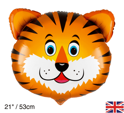 Tiger Large Foil Balloon 1pc (Oaktree 21