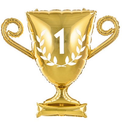 Trophy Cup Large Foil Balloon 1pc (PartyDeco 25