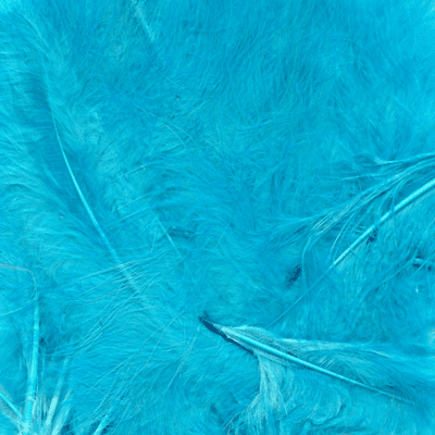 Turquoise Feathers for Balloons - Eleganza 50g Bag 1PK