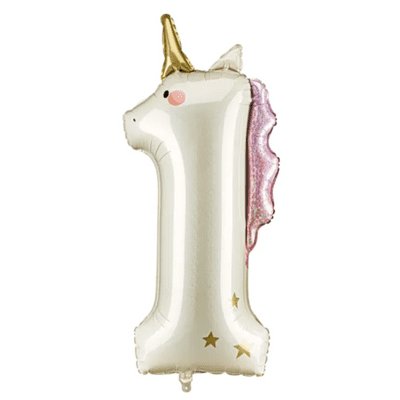 Unicorn Number 1 Balloon - 37