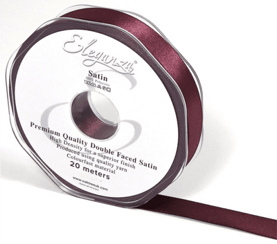 Vintage Rose Double Faced Satin Ribbon 15mm x 20m (Eleganza) 1pc