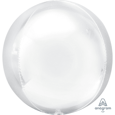 White Orbz Balloon (15