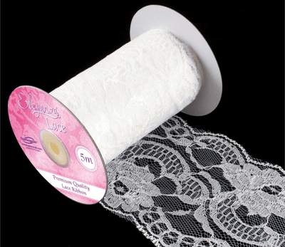 Wide Lace No.357 Ivory 100mm x 5m (Eleganza) 1pc