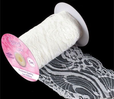 Wide Lace No.359 Ivory 95mm x 5m (Eleganza) 1pc