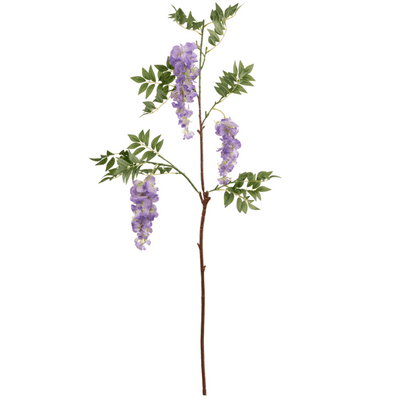Wisteria Spray (Violet) 120cm (Eleganza) 1pc