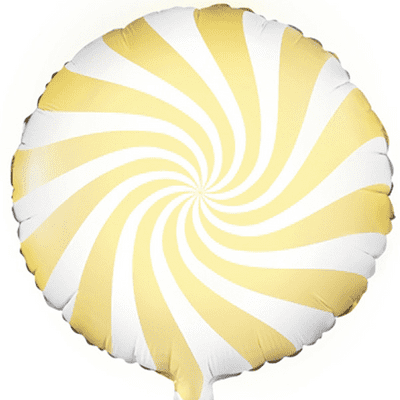 Yellow Candy Sweetie Foil Balloon 1pc (PartyDeco 18