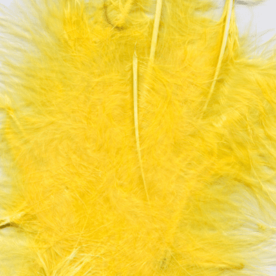 Yellow Feathers for Balloons - Eleganza 50g Bag 1PK