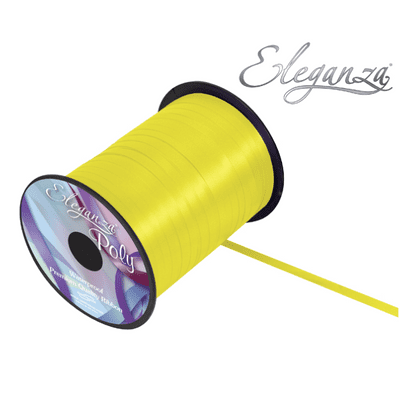 Yellow Ribbon for Balloons (Eleganza 500 yards x 5mm) 1pc