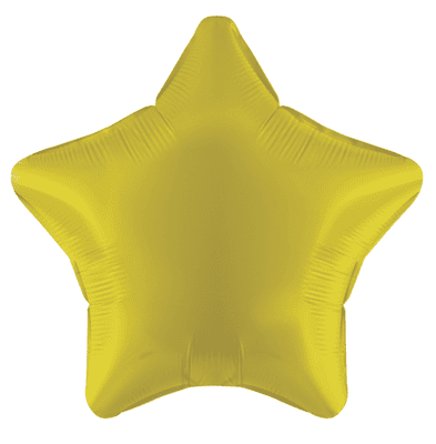 Yellow Star Foil Balloon (19