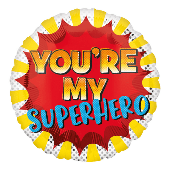 You're My Superhero Foil Balloon | Free Delivery