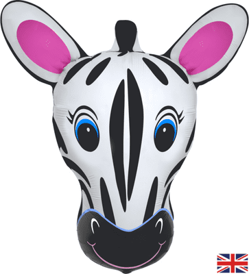 Zebra Large Foil Balloon 1pc (Oaktree 30
