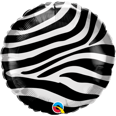 Zebra Stripes Pattern Foil Balloon (18